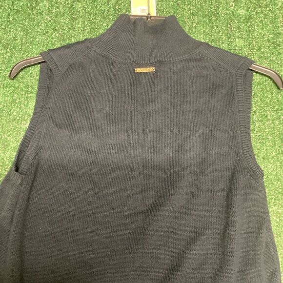 Michael Kors sleeveless sweater women’s size large NWT MSRP $98 (OKPM-10-010) - Picture 4 of 8